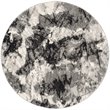 Safavieh Retro 4' X 6' Power Loomed Rug in Cream and Gray