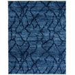 Safavieh Retro 10' X 14' Power Loomed Rug in Blue and Dark Blue