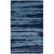 Safavieh Retro 5' X 8' Power Loomed Rug in Light Blue and Blue