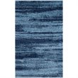 Safavieh Retro 6' Square Power Loomed Rug in Light Blue and Blue