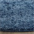 Safavieh Retro 3' X 5' Power Loomed Rug in Light Blue and Blue