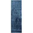 Safavieh Retro 5' X 8' Power Loomed Rug in Light Blue and Blue