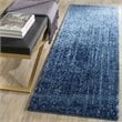 Safavieh Retro 5' X 8' Power Loomed Rug in Light Blue and Blue