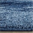 Safavieh Retro 6' Round Power Loomed Rug in Light Blue and Blue