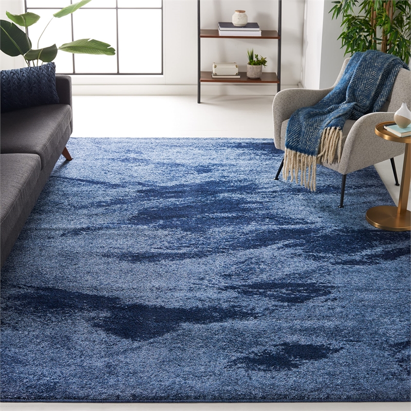 Safavieh Retro 11' X 15' Power Loomed Rug in Gray and Ivory