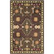 Safavieh Roslyn 8' X 10' Hand Hooked Wool Pile Rug in Sage and Ivory