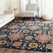 Safavieh Roslyn 4' X 6' Hand Hooked Wool Pile Rug in Navy