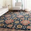 Safavieh Roslyn 5' X 8' Hand Hooked Wool Pile Rug in Navy