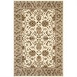Safavieh Royalty 5' X 7' Hand Tufted Wool Rug in Ivory and Dark Beig