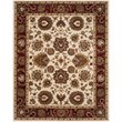Safavieh Royalty 8' X 10' Hand Tufted Wool Pile Rug in Ivory and Red