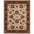 Safavieh Royalty 8' X 10' Hand Tufted Wool Pile Rug in Ivory and Red
