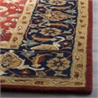 Safavieh Royalty 6' X 9' Hand Tufted Wool Pile Rug in Rust and Navy