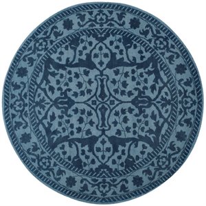 Safavieh Restoration Vintage 6' Round Handmade Wool Rug