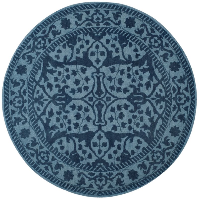 Safavieh Restoration Vintage 6' Square Handmade Wool Rug