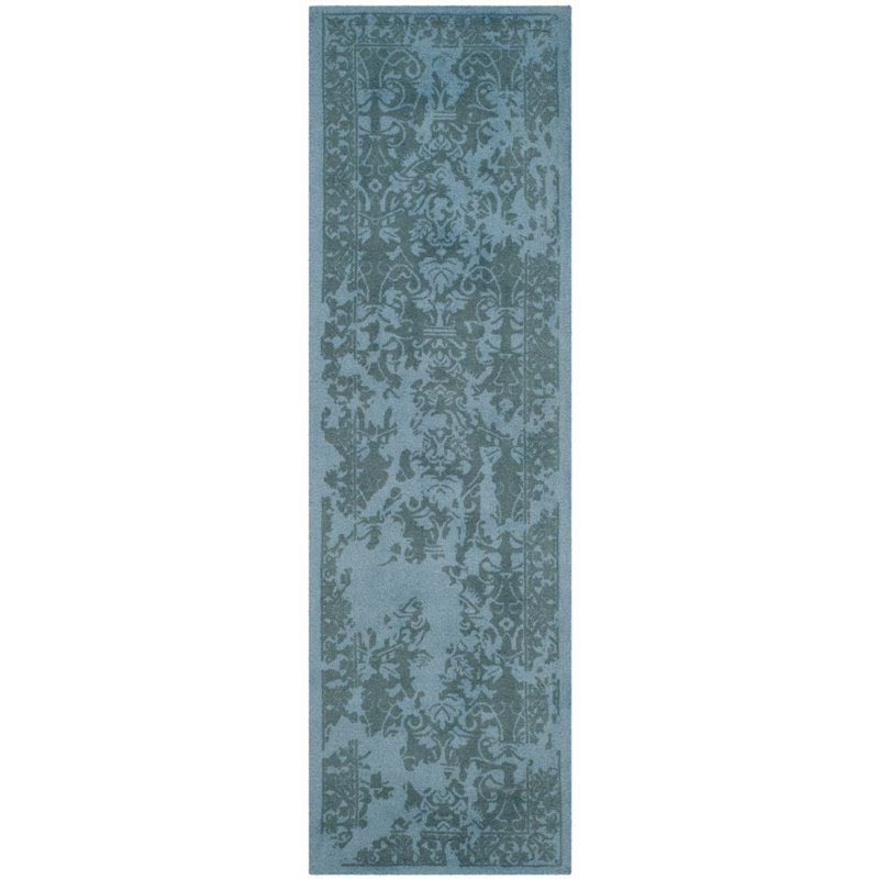 Safavieh Restoration Vintage 3' X 5' Handmade Wool Pile Rug in Blue