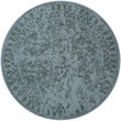 Safavieh Restoration Vintage 6' Round Handmade Wool Rug in Blue