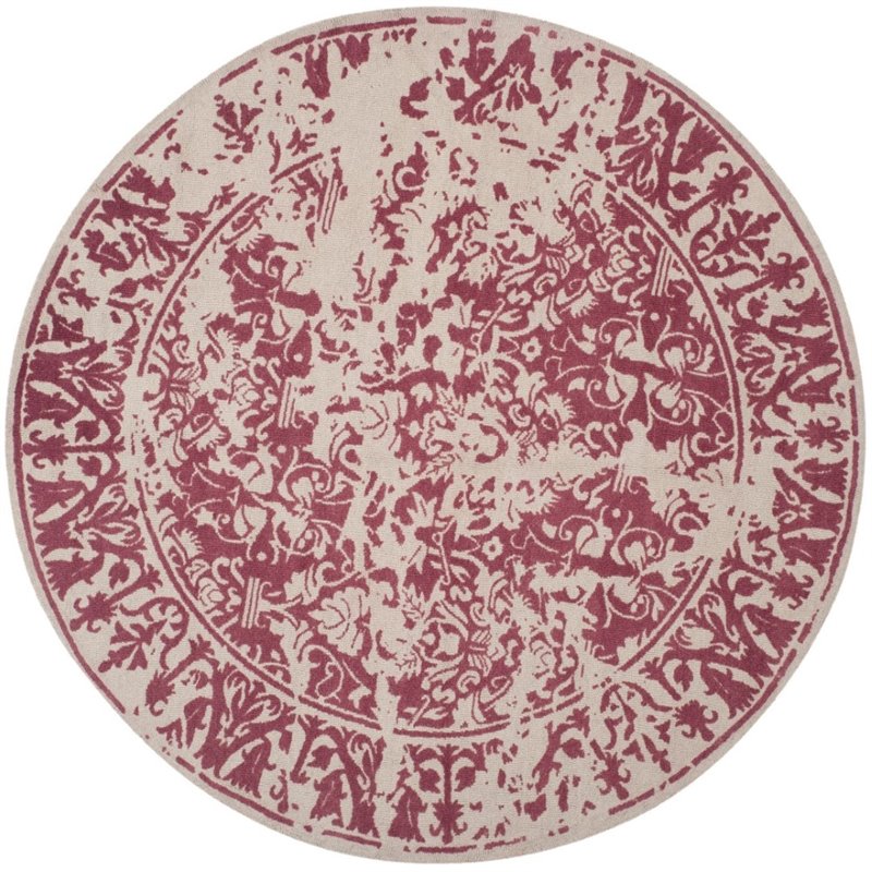 Safavieh Restoration Vintage 6' Square Handmade Wool Rug