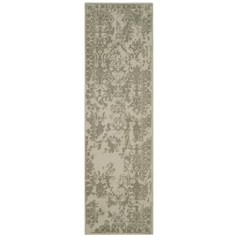 Safavieh Restoration Vintage 4' X 6' Handmade Wool Rug in Light Sage