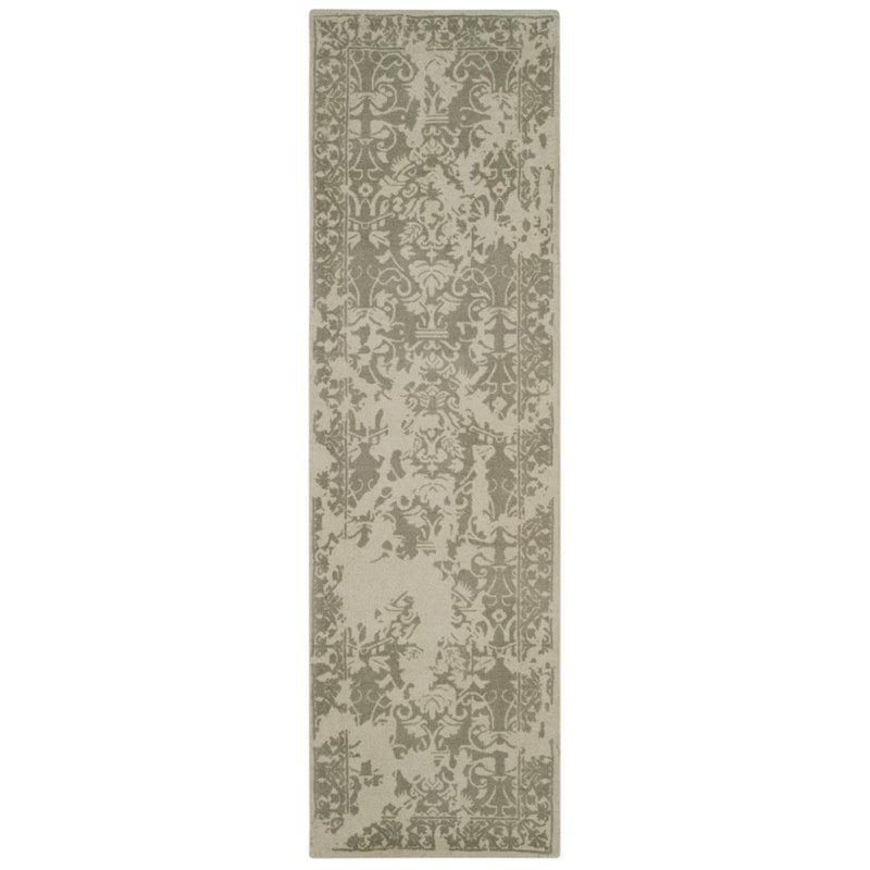 Safavieh Restoration Vintage 8' X 10' Handmade Wool Rug in Light Sage