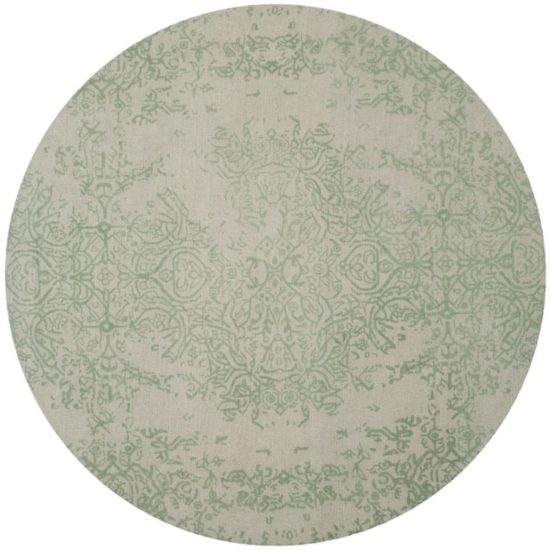 Safavieh Restoration Vintage 6' Square Handmade Wool Rug