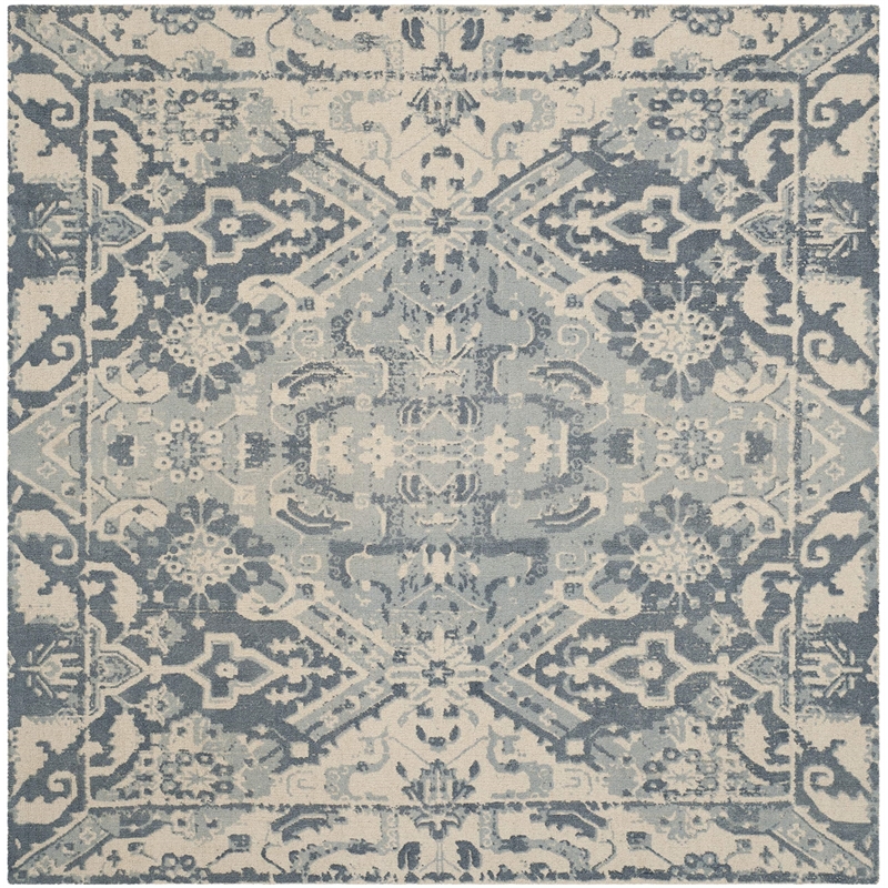 Safavieh Restoration Vintage 6' Square Handmade Wool Rug