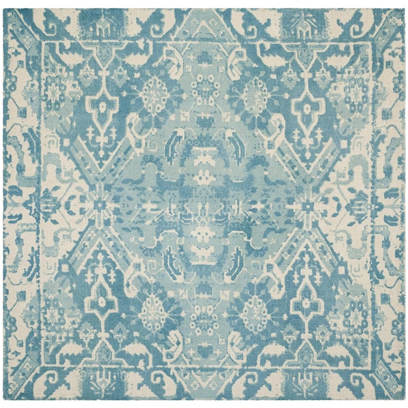 Safavieh Restoration Vintage 6' Square Handmade Wool Rug