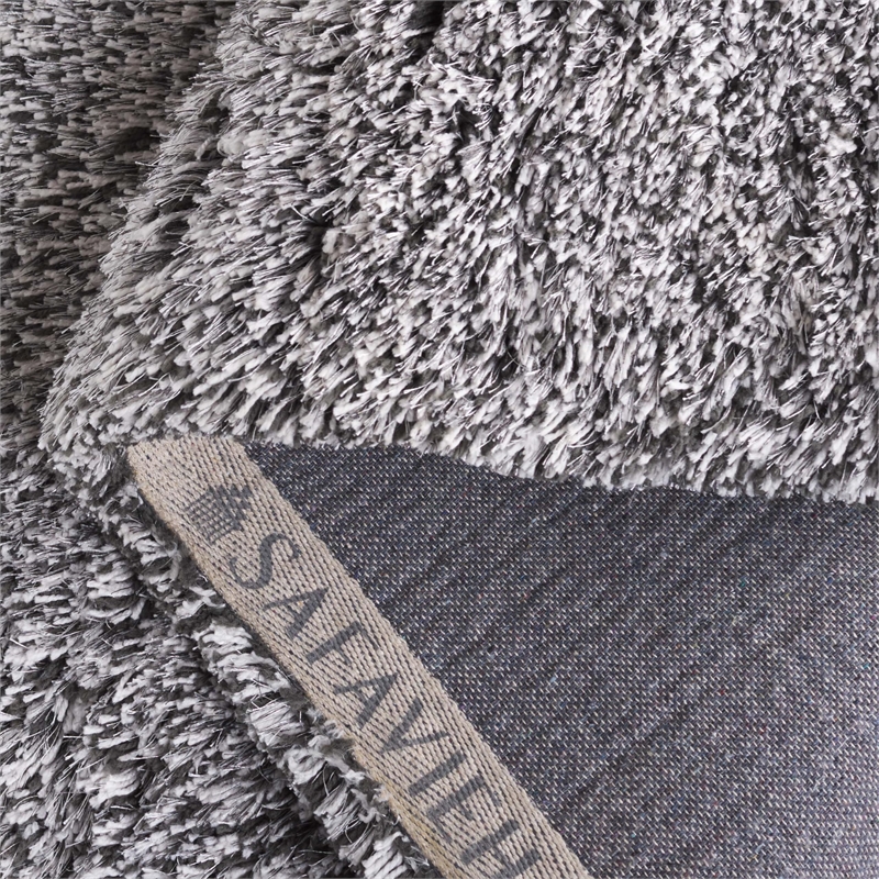 Safavieh South Beach Shag 4' X 6' Hand Tufted Rug in Steel Gray