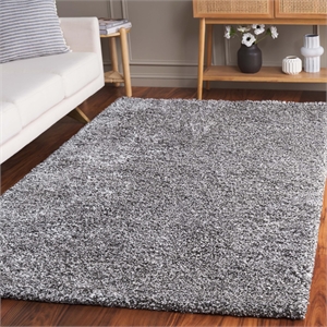 Safavieh South Beach Shag 5' X 8' Hand Tufted Rug in Steel Gray