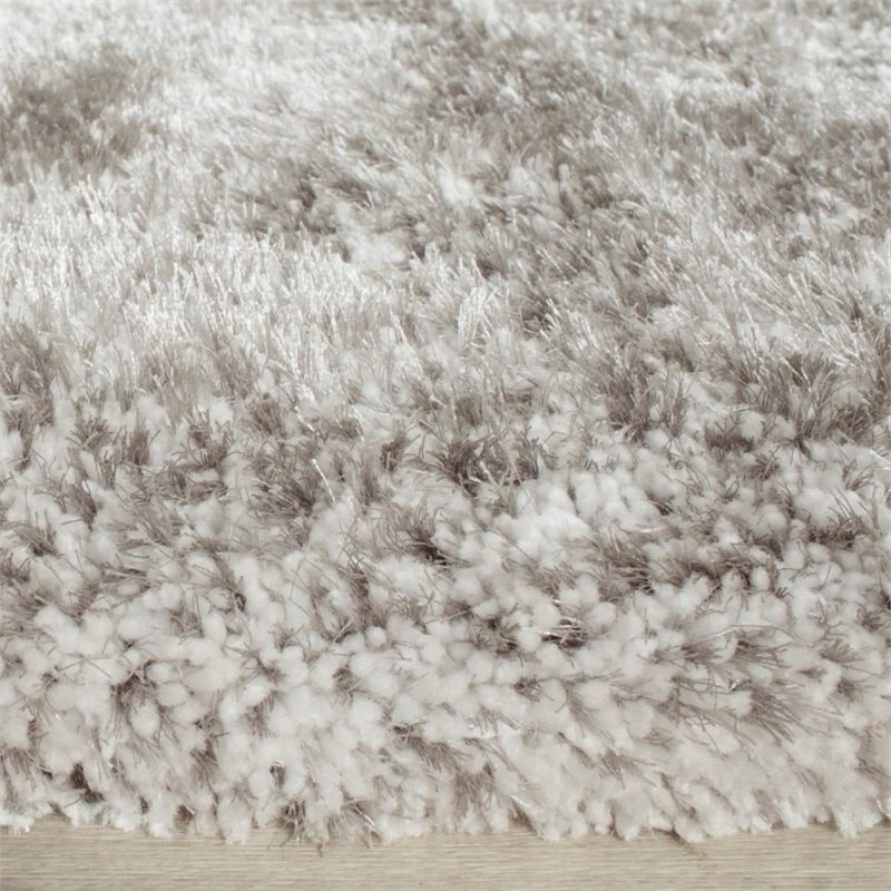 Safavieh South Beach Shag 5' X 8' Hand Tufted Rug in Ice