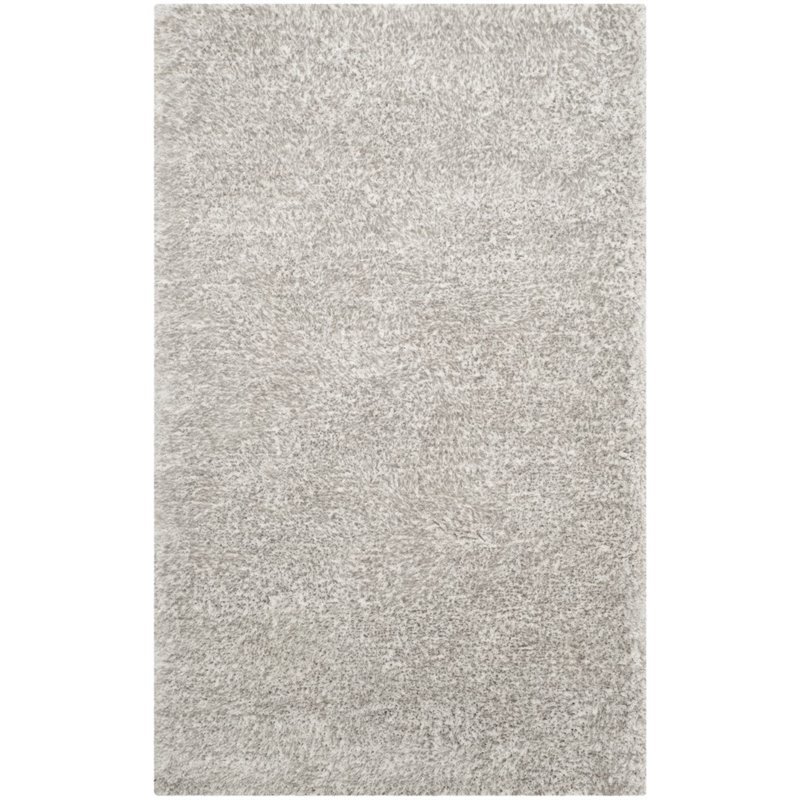 Safavieh South Beach Shag 5' X 8' Hand Tufted Rug in Ice