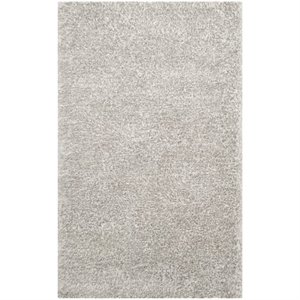 Safavieh South Beach Shag 5' X 8' Hand Tufted Rug in Ice