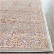 Safavieh Sevilla 8' X 11' Power Loomed Viscose Rug in Silver and Ivory