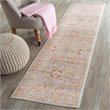 Safavieh Sevilla 8' X 11' Power Loomed Viscose Rug in Silver and Ivory