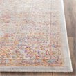 Safavieh Sevilla 8' X 11' Power Loomed Viscose Rug in Silver and Ivory