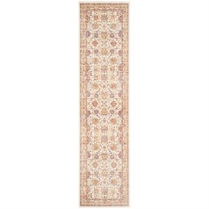 Safavieh Sevilla 9'6&quot X 13' Power Loomed Viscose Rug in Ivory