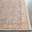 Safavieh Sevilla 8' X 11' Power Loomed Viscose Rug in Silver and Ivory