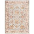 Safavieh Sevilla 8' X 11' Power Loomed Viscose Rug in Silver and Ivory