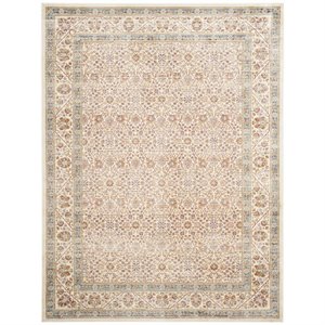 Safavieh Sevilla 9'6&quot X 13' Power Loomed Viscose Rug in Ivory