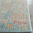 Safavieh Sevilla 8' X 11' Power Loomed Viscose Rug in Blue
