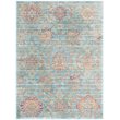 Safavieh Sevilla 8' X 11' Power Loomed Viscose Rug in Blue