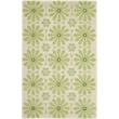 Safavieh 4' X 6' Hand Tufted Rug in Beige and Green