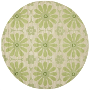 Safavieh 6' Round Hand Tufted Rug