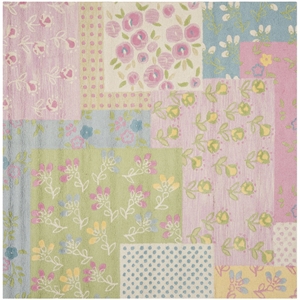 Safavieh 7' Square Hand Tufted Rug in Pink
