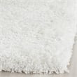 Safavieh California Shag 4' Square Power Loomed Rug in Red