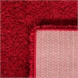 Safavieh Milan Shag 2' X 6' Power Loomed Rug in Red