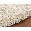 Safavieh Shag 8' Round Hand Tufted Acrylic Rug in White