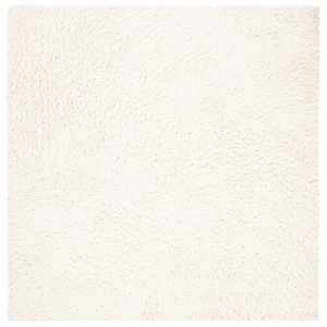 Safavieh Shag 9' Square Hand Tufted Acrylic Rug in White