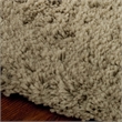 Safavieh Shag 8' Round Hand Tufted Acrylic Rug in Taupe