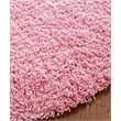Safavieh Shag 8' Round Hand Tufted Acrylic Rug in Pink
