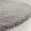 Safavieh Shag 8' Round Hand Tufted Acrylic Rug in Ivory